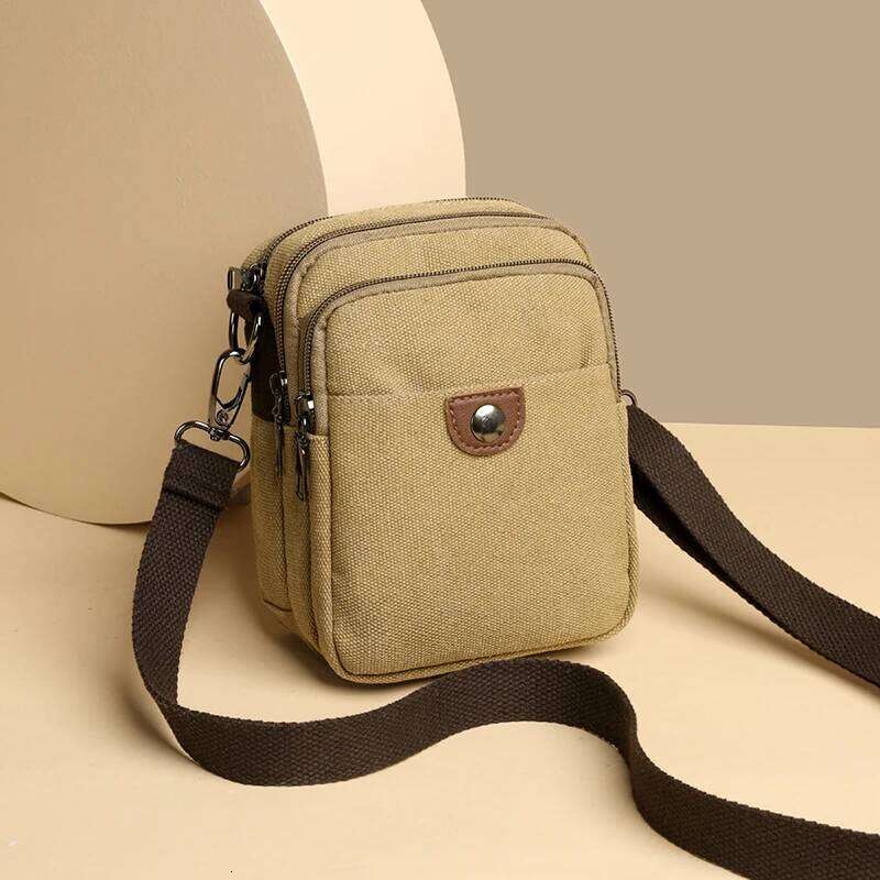 Fashionable casual small single shoulder crossbody waist bag, wallet pouch