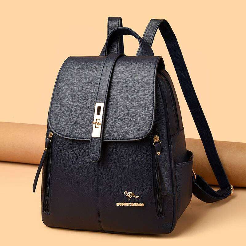 2024 Genuine Women Leather Backpacks Shoulder Female Backpack Ladies Travel Rucksack Mochilas School Bags For Teenage Girls