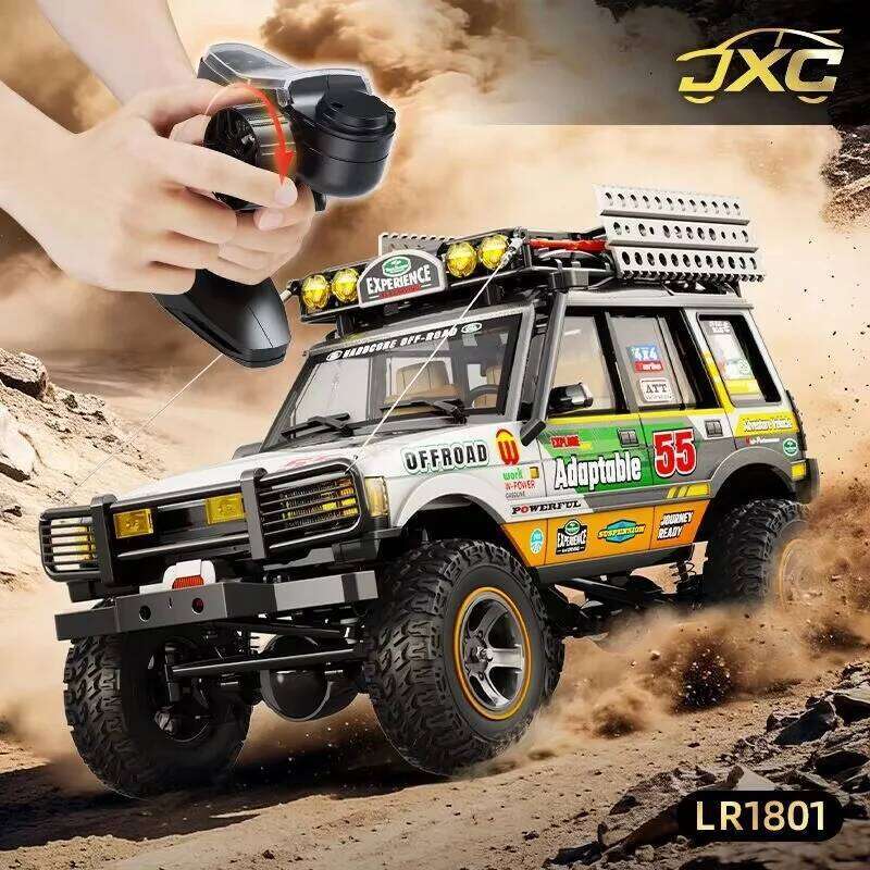 JXC LR1801 professional RC remote control 1/18 off-road climbing model 4WD two-speed boy toy car Crawler tire Y260131