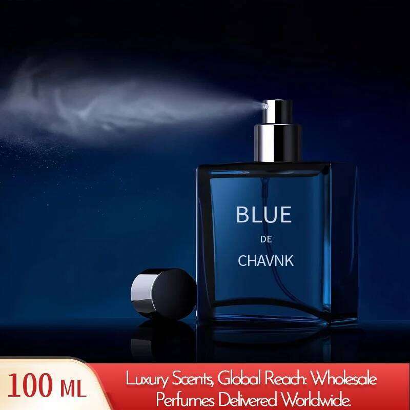 Blue de Chavnk Inspired Perfume 100ML for Men - Long Lasting Woody Aromatic & Fresh Citrus Scent, Versatile Daily Fragrance H260130