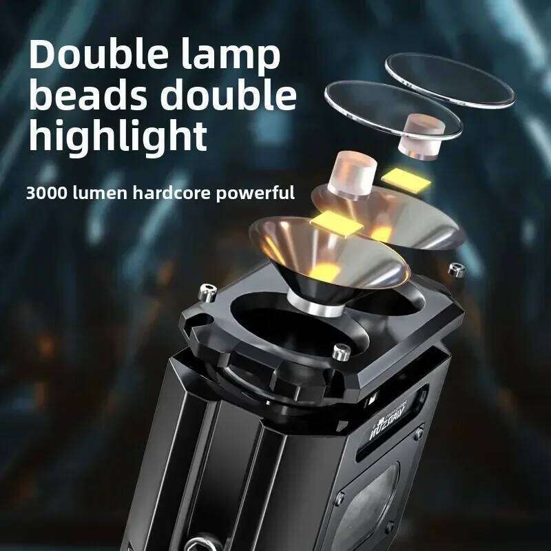 6000MAH 3000Lm Most Powerful LED Rechargeable Torch Light Flashlight Tactical Lantern Long Shot Hand Lamp For Camping H260131