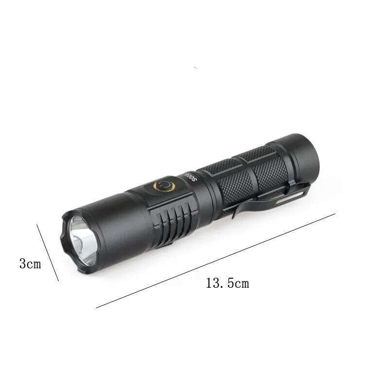 S006 SST20 850 Lumens Spotlight Long Range TYPE-C Direct Charging Portable LED Flashlight 21700 Outdoor Riding Light H260131