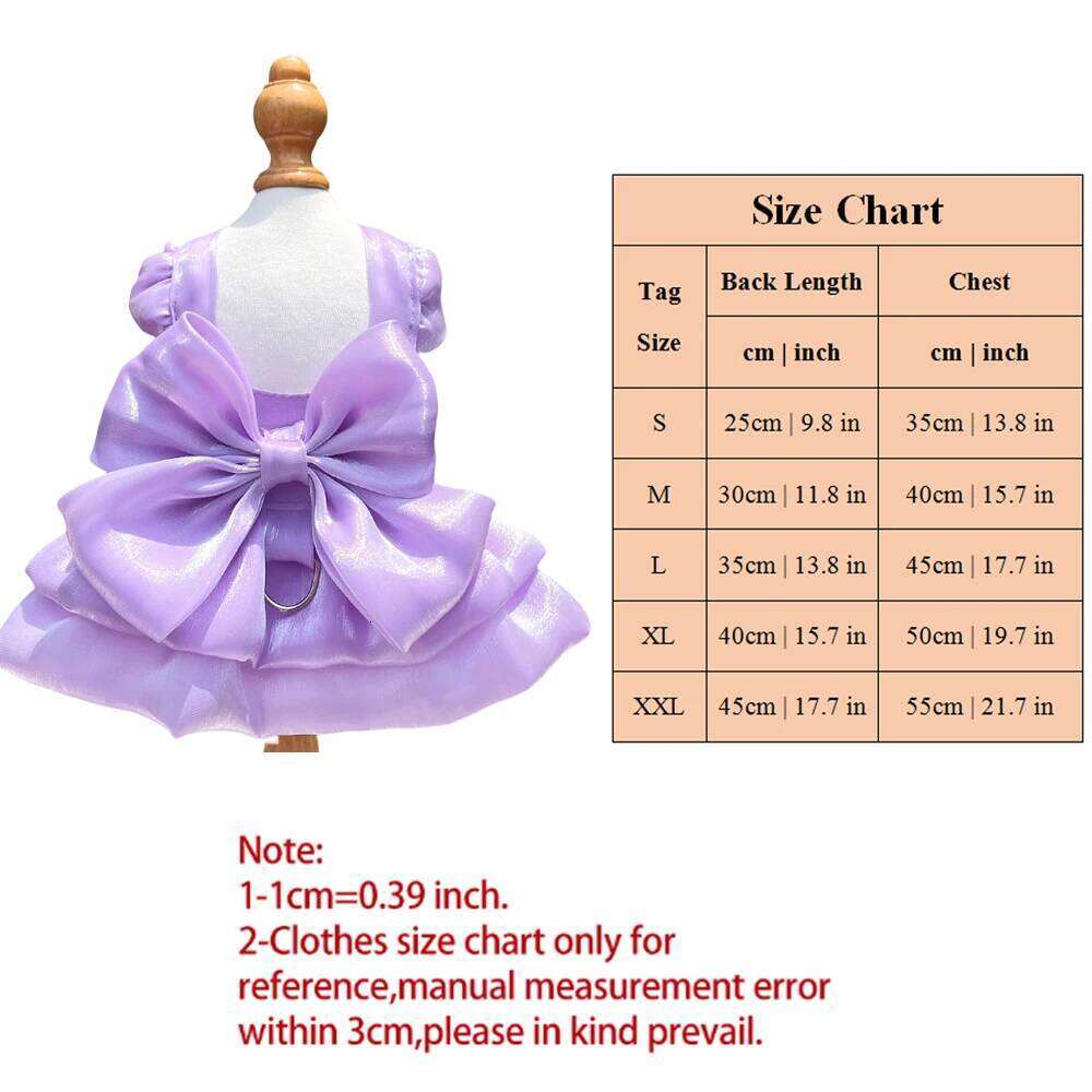 Big Bow Shiny Yarn Skirts Puppy Butterfly Summer Pet Skirt Princess Wedding Dress Cat Dog Bowtie Clothes H260130