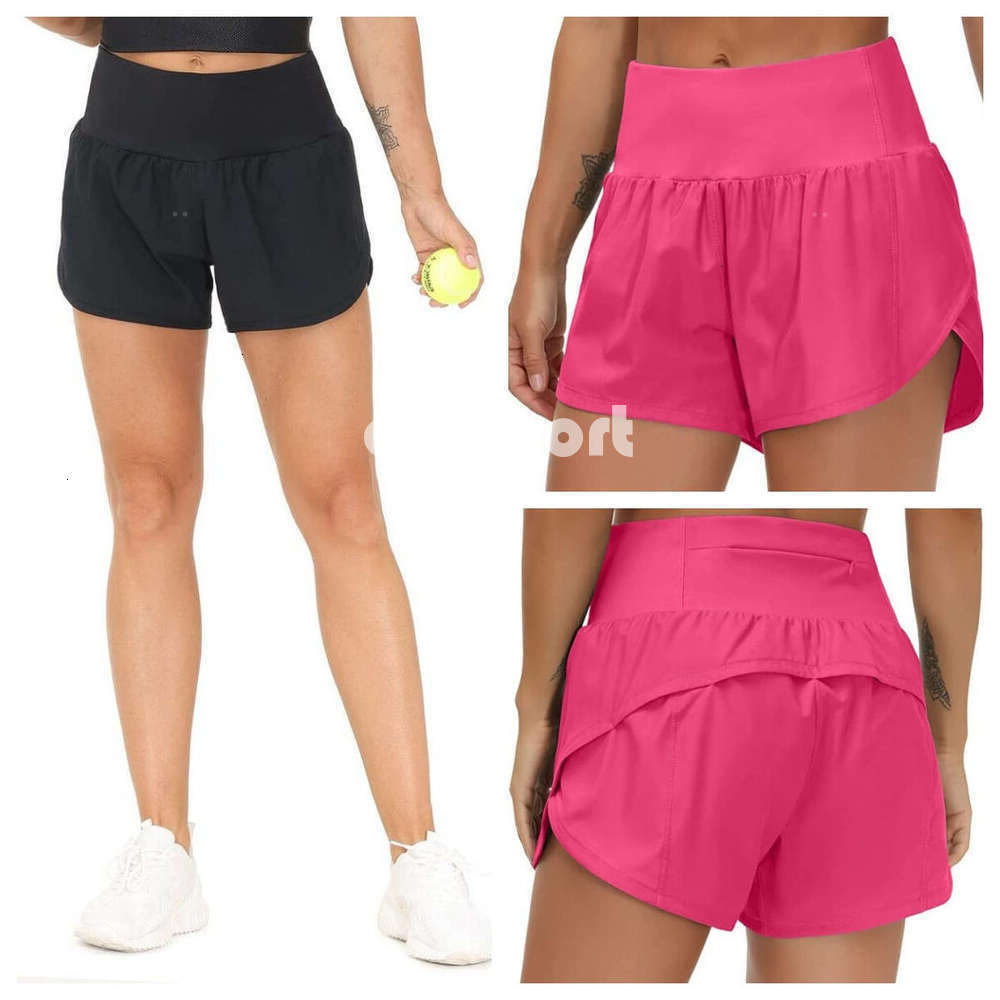 Womens Yoga luluity lemonal Shorts High-Rise Lined With Exercise Fiess Wear Short Girls luluity lemonal Leggings Running Elastic Pants luluity lemonal Sets hit