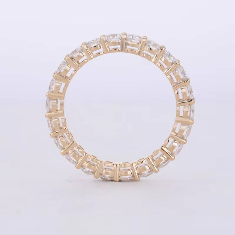 Starsgem Eternity Band Rings Ready to Ship 10K Gold Wedding Bands Diamond Ring