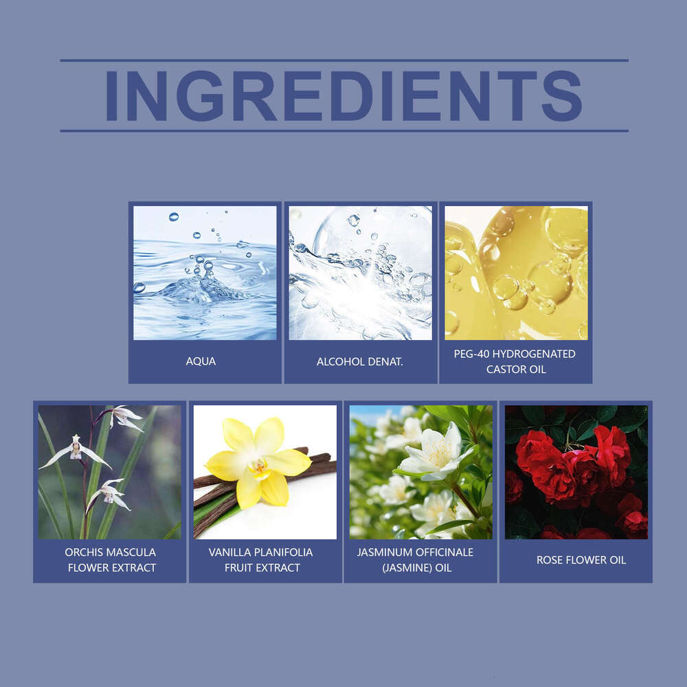 Roxelis Vanilla Orchid Brazilian Perfume for Women Exudes Charm Fresh Natural Elegant Niche Fragrance Roll-on S260131