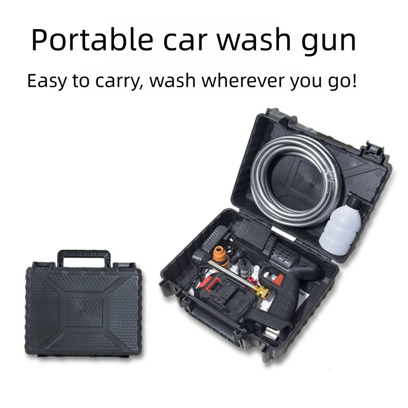 Customized Wireless High-Pressure Home Portable Water Gun High-Power Free shipping Rechargeable Lithium Battery Car Wash Machine