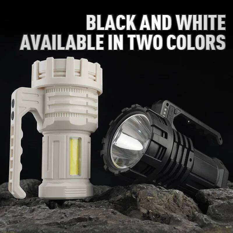 2025 NEW 5000000LM Most Powerful Flashlights Rechargeable LED Torch Outdoor Emergency Camping Hiking Portable Lantern With COB H260131