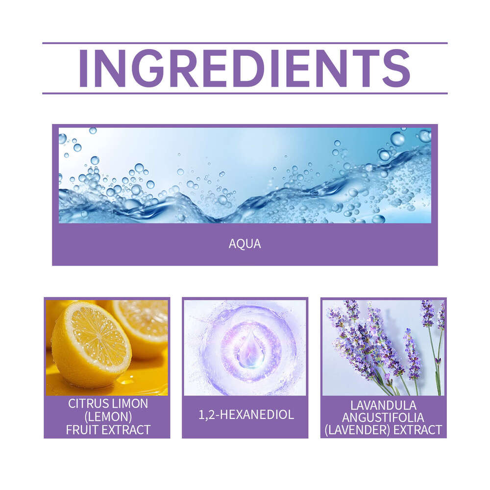 EELHOE Lavender Body Spray Long-lasting Fragrance Pleasant Fresh Floral Scent Perfume S260131