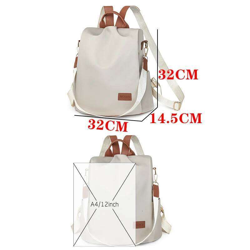 Fashion Backpack Women Oxford Cloth Shoulder Bag 2024 School Bags For Teenage Girls Light Ladies Travel Bagpack Mochila Feminina