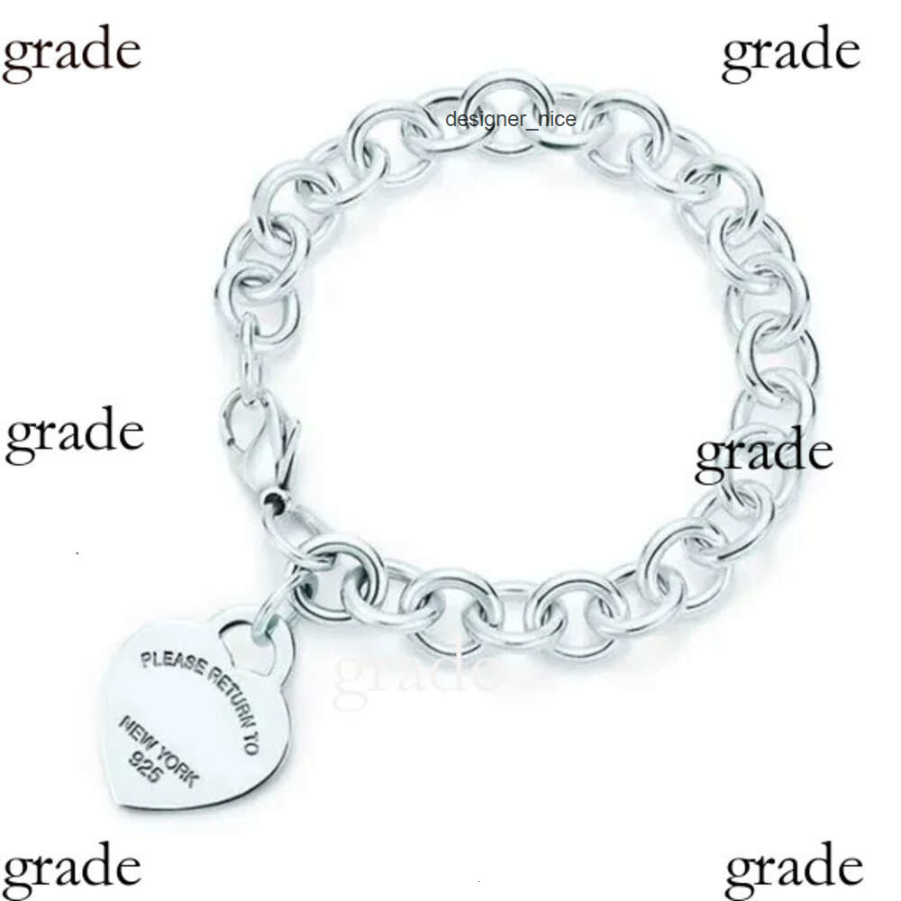 tiffamy and co bracelet designer classic s925 sterling silver double plate pendant with drip glue diamond plated heart set fashion 110 tiffanies and tiffanyx co 8RYW