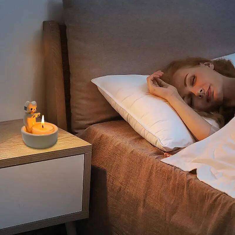 Cat Paw Warming Cute Aromatherapy Lamp Sturdy and High Temperature Resistant Tea Light Candle Holder Y260131