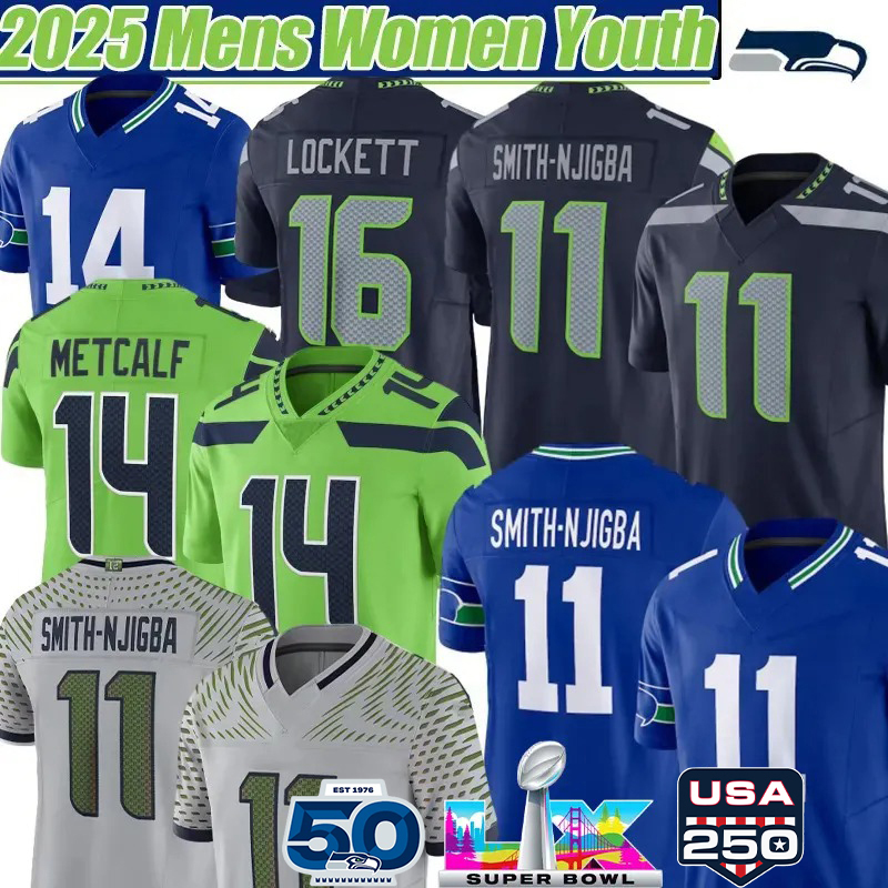 Seattle city Seahawksjersey Cooper Kupp Sam Darnold Jaxon Smith-Njigba Devon Witherspoon Tariq Woolen Kenneth Walker Byron Murphy Football Jerseys