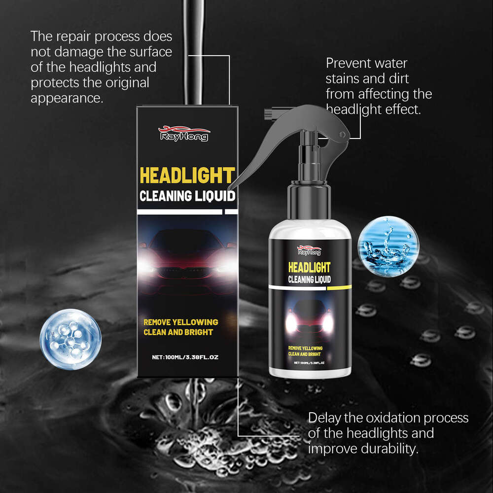 Rayhong Cleaner Car Maintenance Stain Removal Brightening Polishing Headlight Care Agent S260131