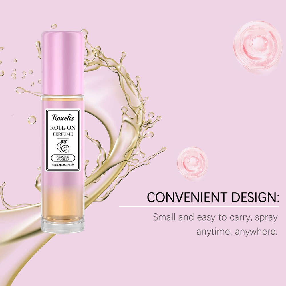 Roxelis Peach Vanilla Fruity Charming Passionate Delicate Natural Exuding Charm Portable Fresh Light Perfume S260131