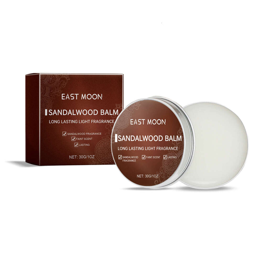 East Moon Sandalwood Men's Charm Solid Fresh and Natural Portable Long-lasting Fragrance Balm S260131