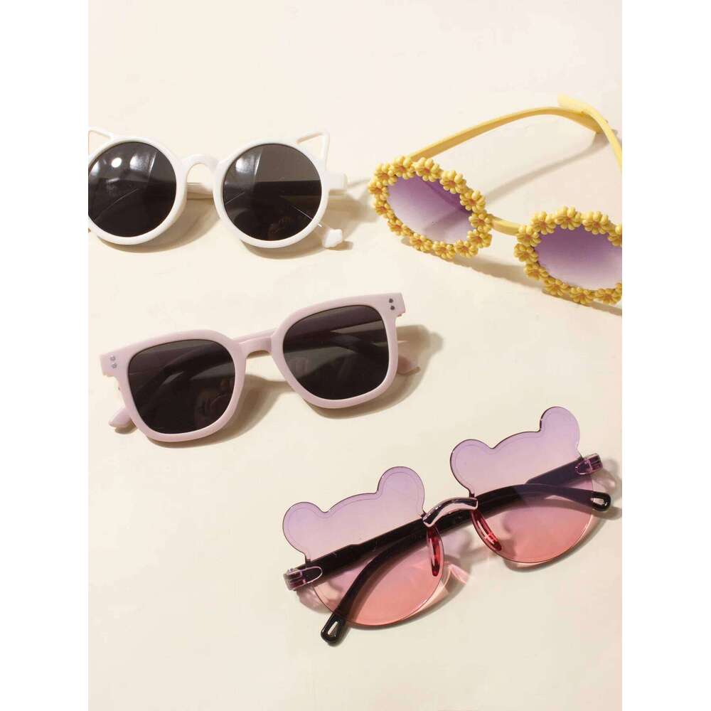 4PCS Sunglasses,Baby Boy And Baby Girl Sunglasses,Cool,Cute,Baby Sunglasses Gift,Spring Accessories,Summer Accessories H260130