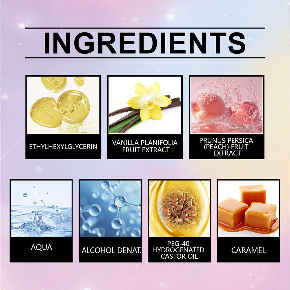 Roxelis Fragrance Spray Daily Long-lasting Fresh Scent Fruity Light Elegant Body Perfume Set S260131