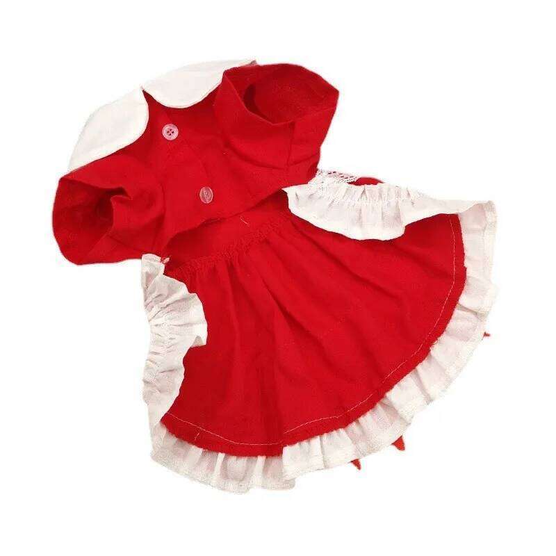 Christmas Maid Cute Lace Cake Sweet and Lovely Pet Clothes Cat Dress Dog Dresses for Small Dogs H260129