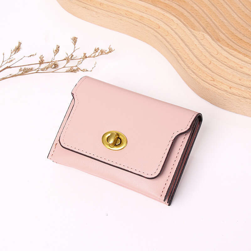 New Dopamine Style Womens Card Holder Wallet Short Fashion Multi-color Multi-card Slot Card Holder with Zipper H250806
