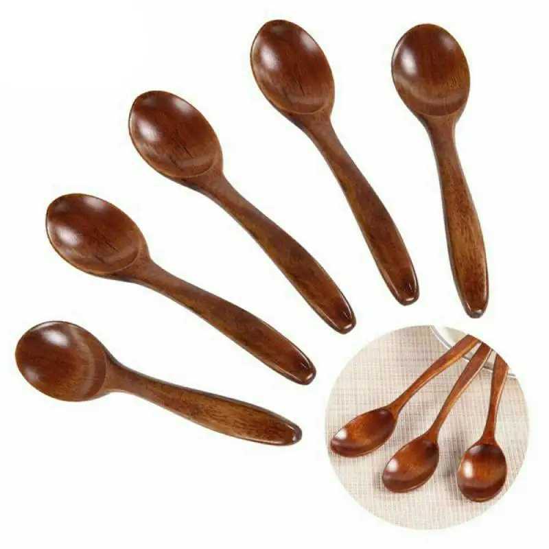 3 Pezzi Cucchiaio Di Legno Da 7 Pollici Cucchiaio Da Zuppa Naturale Cucchiaino …