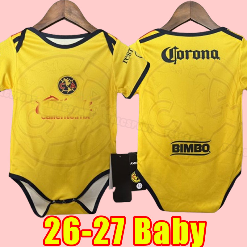 Baby 26 27 Maglie Da Calcio Club America Verde Henry Giovani Caceres B.Valdez 2…