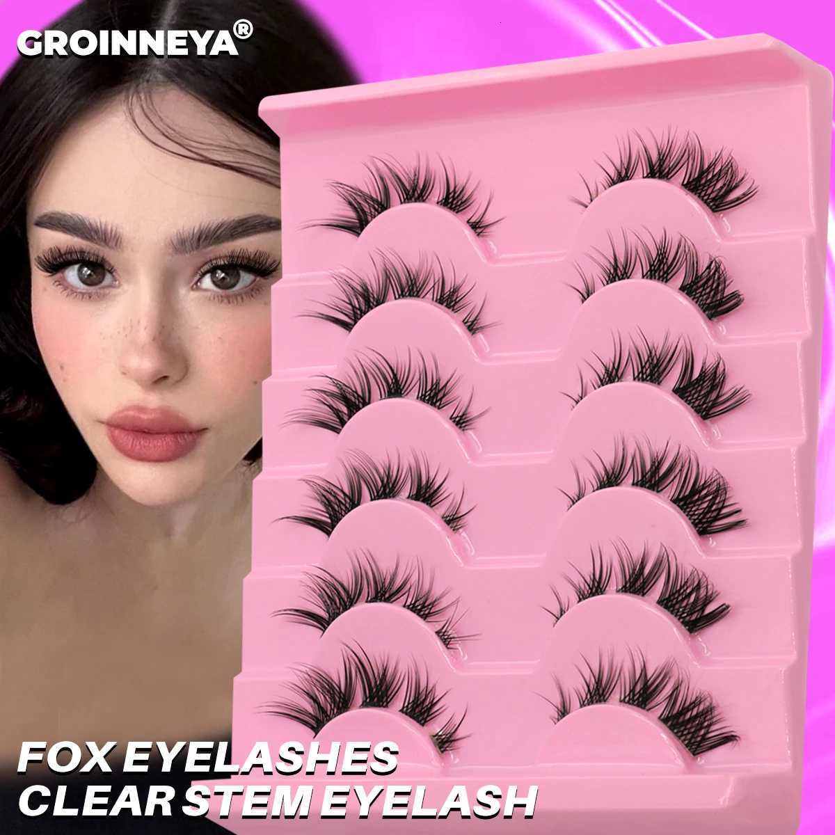 Groinneya Ciglia Finte Zhang Yuanying Ciglia Finte 5/6 Paia Di Trucco Naturale …