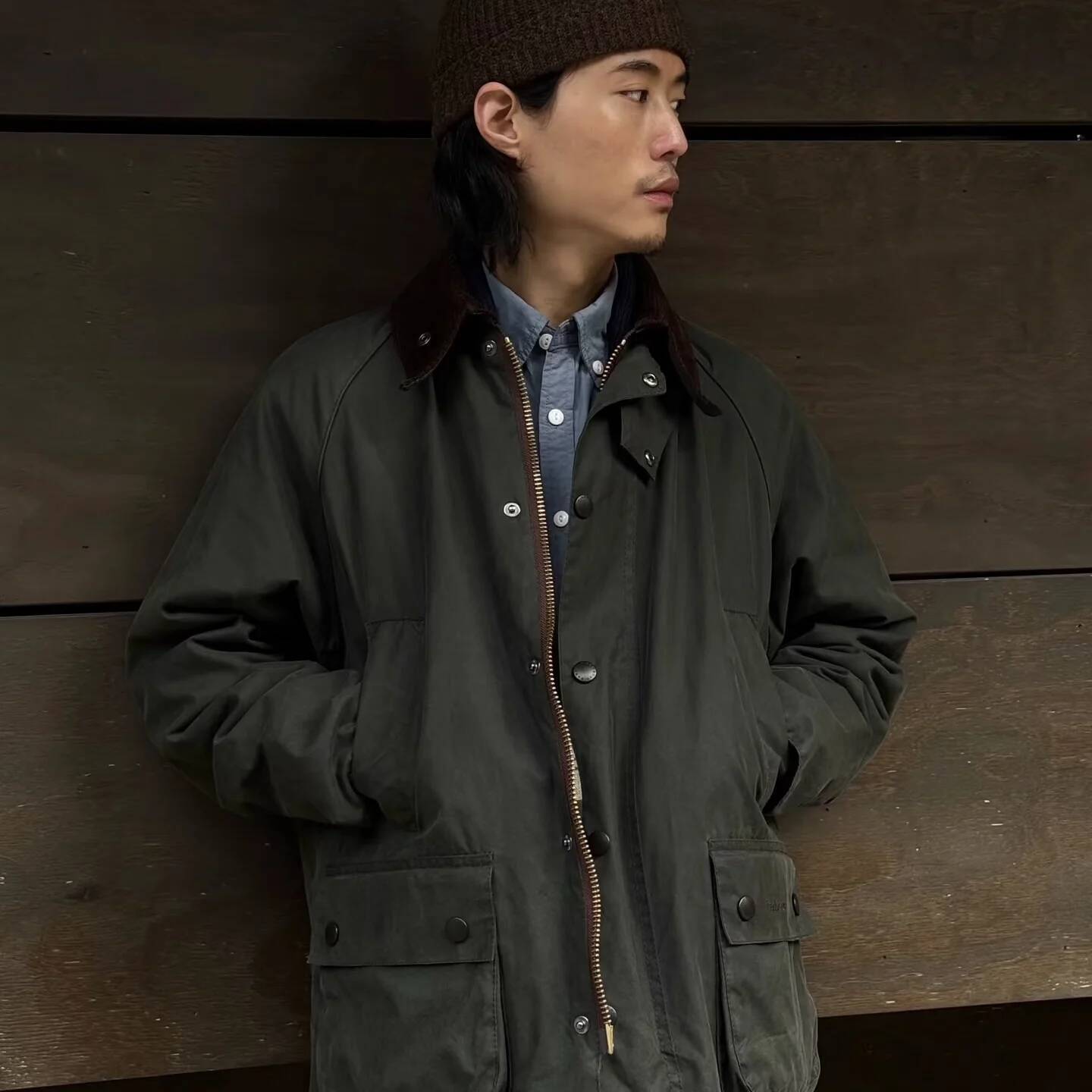Bedale Oil Wax Men's And Women's Same Jacket Mdng26801 - view 5