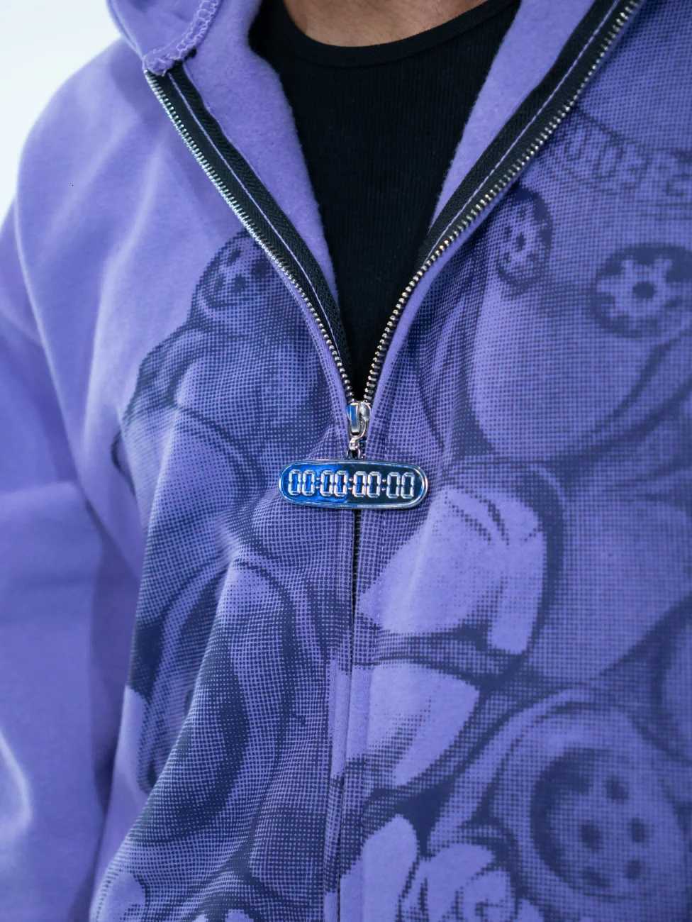 Hoodies Bizarre Adventure Harajuku Jojo Women Moody Blues Zip-Up Anime Hoodie Hip Hop Couples Y2k Street Sweatshirt Men Clothing J260731 - view 6
