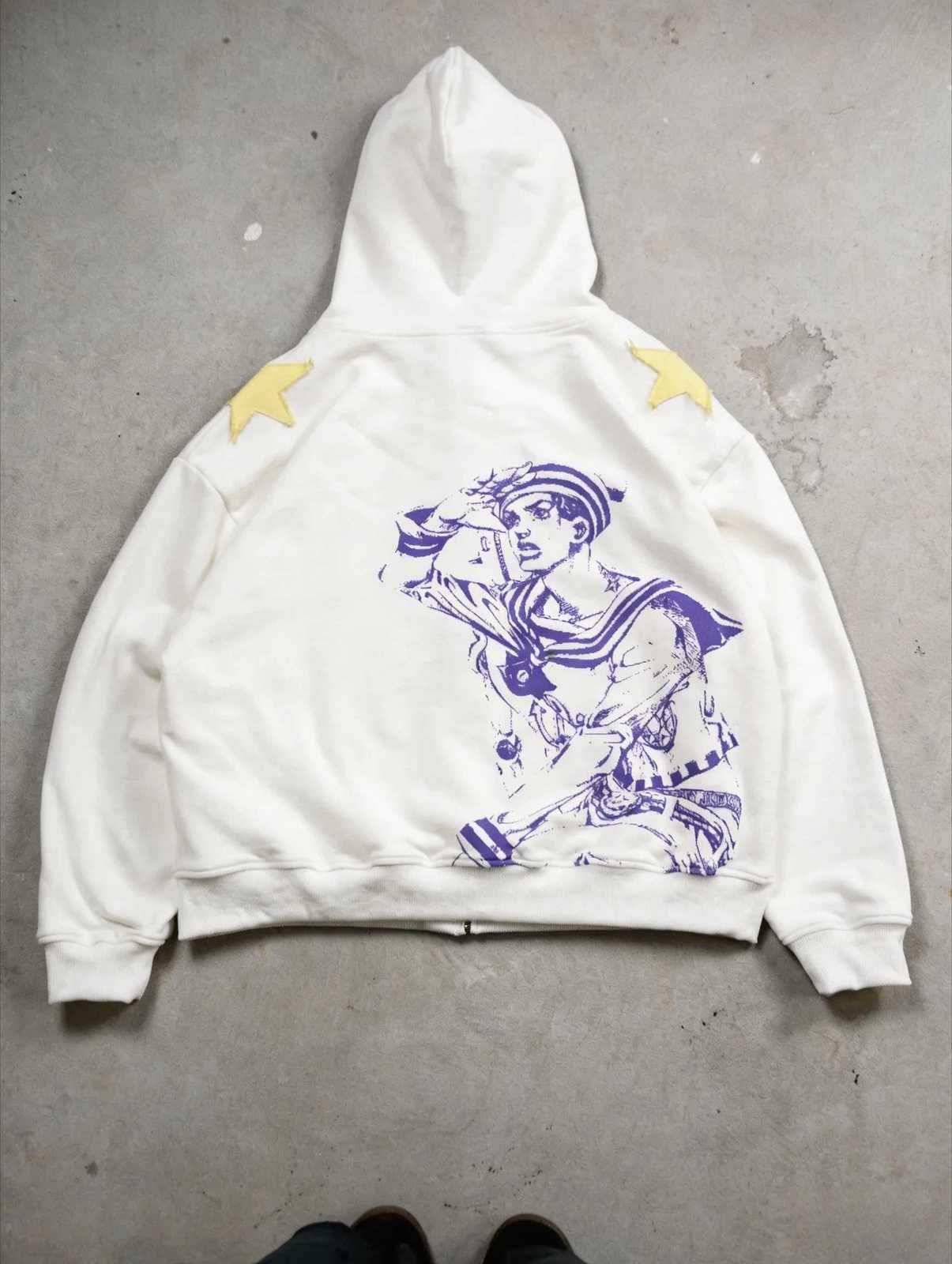Adventure Hip Bizarre Hop Jojo Star Zip Hoodies Harajuku Oversized Mens Womens Zipper Hoodie Stands Couple Y2k Street Sweatshirt J260731 - view 5