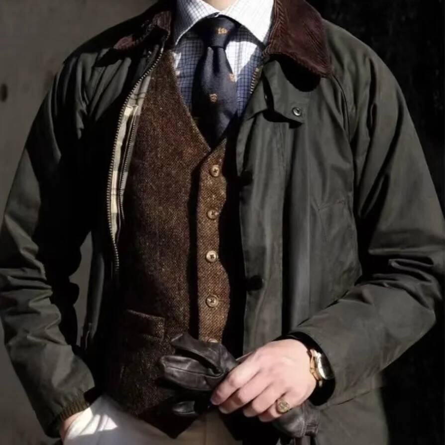 Bedale Oil Wax Men's And Women's Same Jacket Mdng26801 - view 4