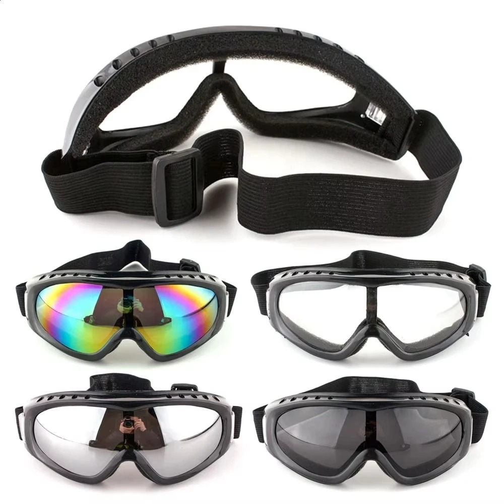 DIZETION Protective Dustproof Lens Frame Outdoor Sports Children Ski Goggles Kid Eyewear Glasses Snowboard Moto Cycling 260731