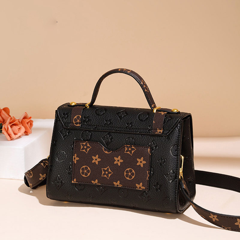 Luxury Designer Luxury 2026 New Style Classic Printed Handbag Trendy Fashion Cross Shoulder Bag Black Women's Gift - view 4