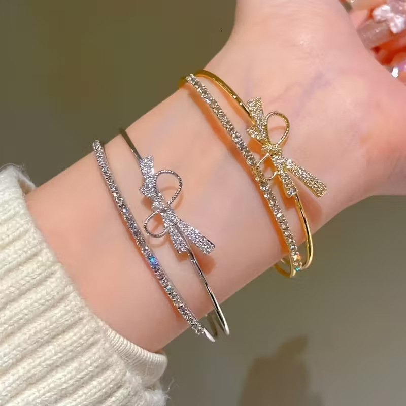 Luxury Brand Designer Jewelry Luxury Fashion Designer Jewelry Bestseller: Versatile, Light Luxury, Elegant, Niche Design Bracelet With Copper Micro-In - view 3
