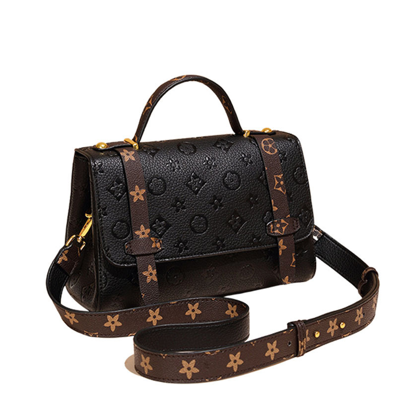 Luxury Designer Luxury 2026 New Style Classic Printed Handbag Trendy Fashion Cross Shoulder Bag Black Women's Gift - view 6
