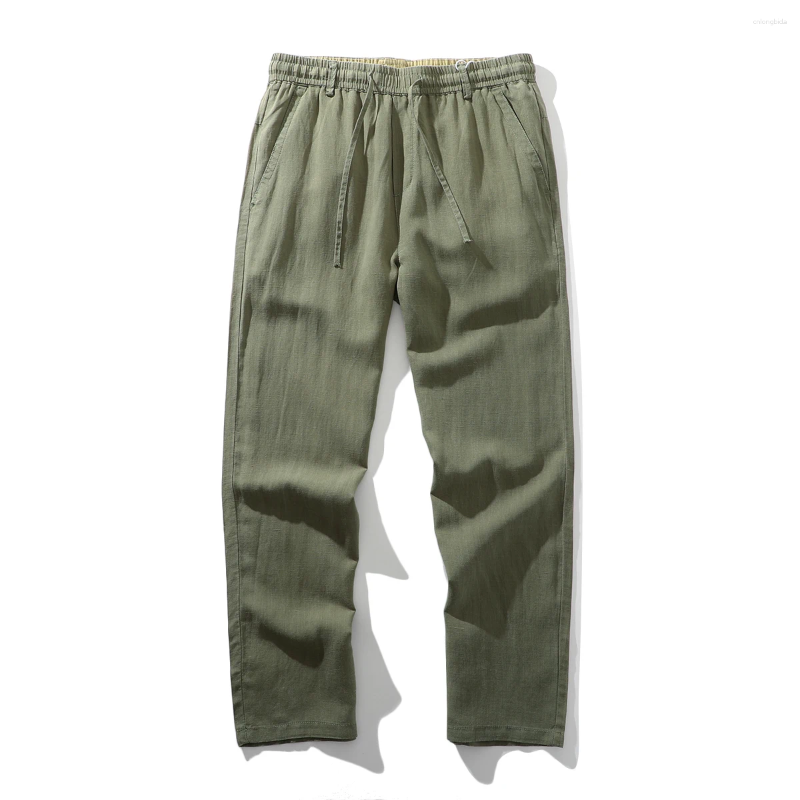 Men' s 75% Lyocell 25% Linen Pants Outdoor Hiking