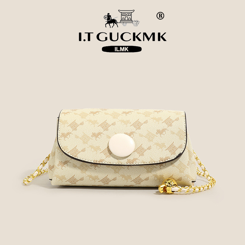Luxury Designer I TGUCKMK Luxury 2026 New Fashion Classic Printed Designer Flap Retro Versatile Temperament Envelope Bag For Women - view 3
