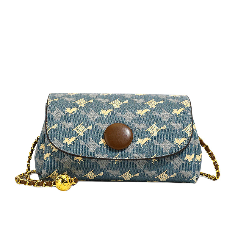 Luxury Designer I TGUCKMK Luxury 2026 New Fashion Classic Printed Designer Flap Retro Versatile Temperament Envelope Bag For Women - view 6