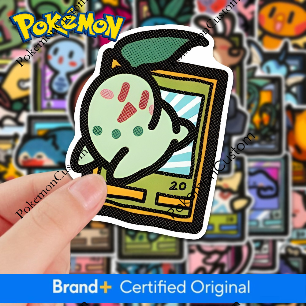 98 stickers, pet elf Pokemon card anime peripheral decorations