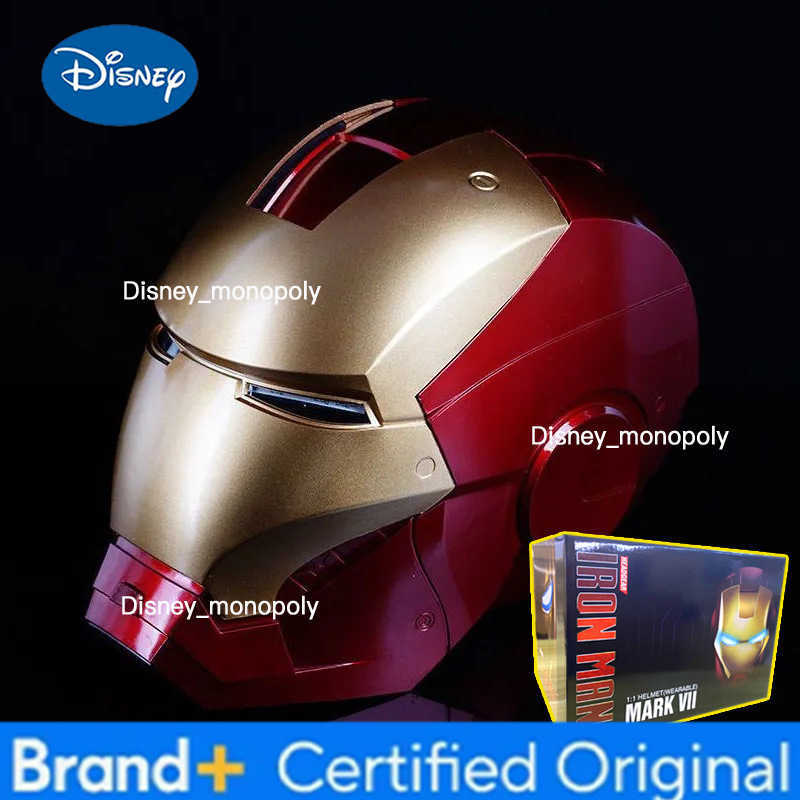 Disney Iron Man Helmet MK5 with Voice-Controlled Automatic Opening and Closing Wearable Jarvis Halloween Cosplay Glowing Mask L261009 - view 9