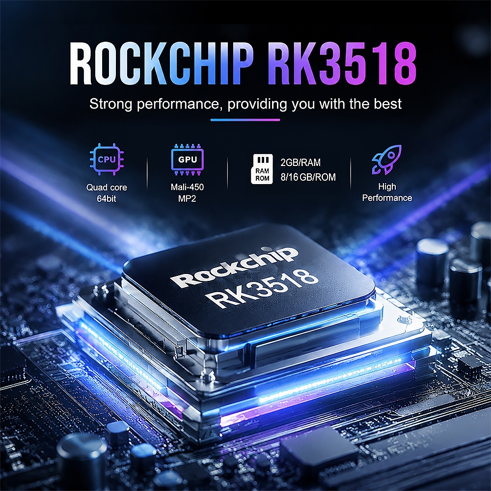 H96Max RK3518B Android 14 TV Box Quad Core WiFi6 BT5.4 BT Voice Set Top Box Rockchip Rk3518 H.265 - view 3