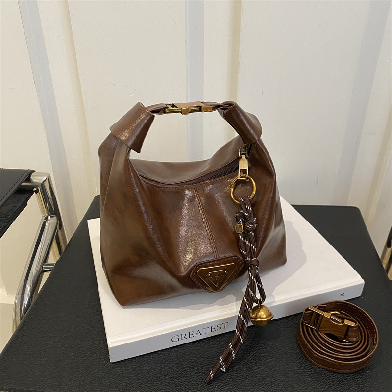 Fashion Bucket Bag Dumpling Bag Handbag Women Shoulder Bag Crossbody Bag Casual Bag 2026 New Versatile Multifunctional Daily Commute Outdoor Shoulder  - view 3