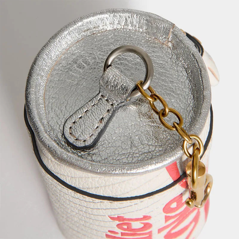 Creative Mini Can Shape Coin Purse Keychain Cute Portable Storage Bag Keyring Fashion Charm Pendant Ornament for Women Girls 260804 - view 5