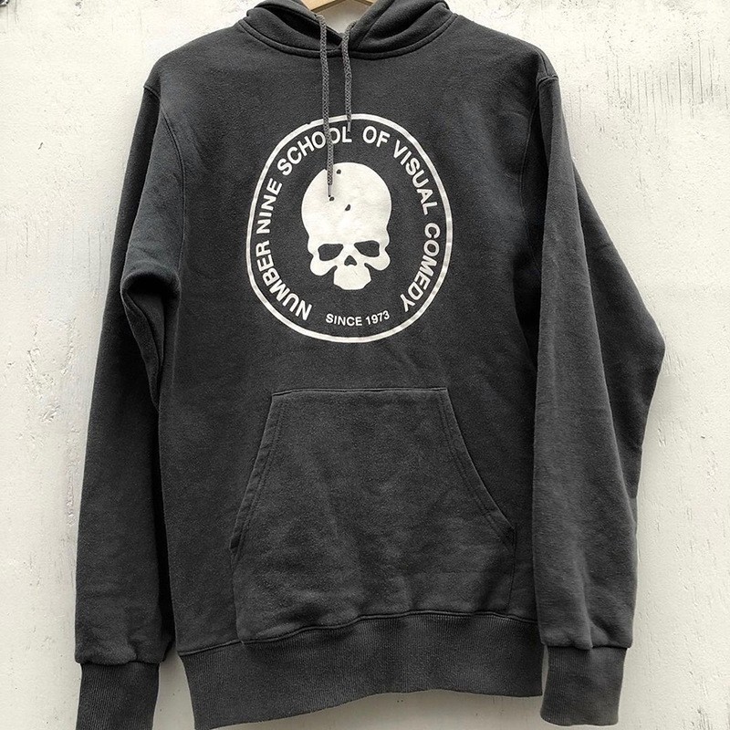Men's T Shirts F Brother Number Nine 04S Skull Printed Short Sleeve T-shirt Men And Women Dark European Hip-hop Mens School Opening Season Top - view 7
