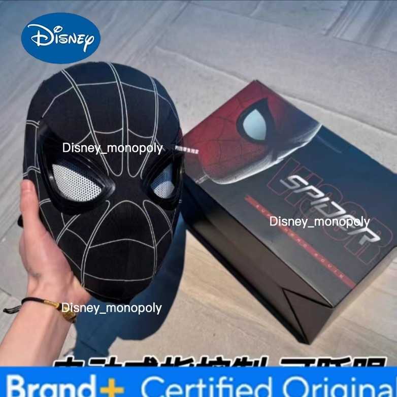 Disney Electric Spider-Man Headgear Ring Remote Control Light Blinking USB Charging Glowing Mask Cosplay Funny Handsome Gift L260803QBWH - view 8