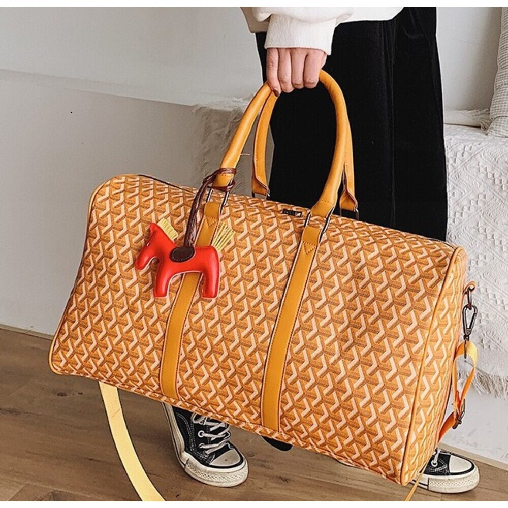 Large Capacity Handheld Bag Dogtooth Women Travel Gym Waterproof Storage Bag Korean Version Classic Wholesale Versatile Outdoor Sports Daily Vacation  - view 4