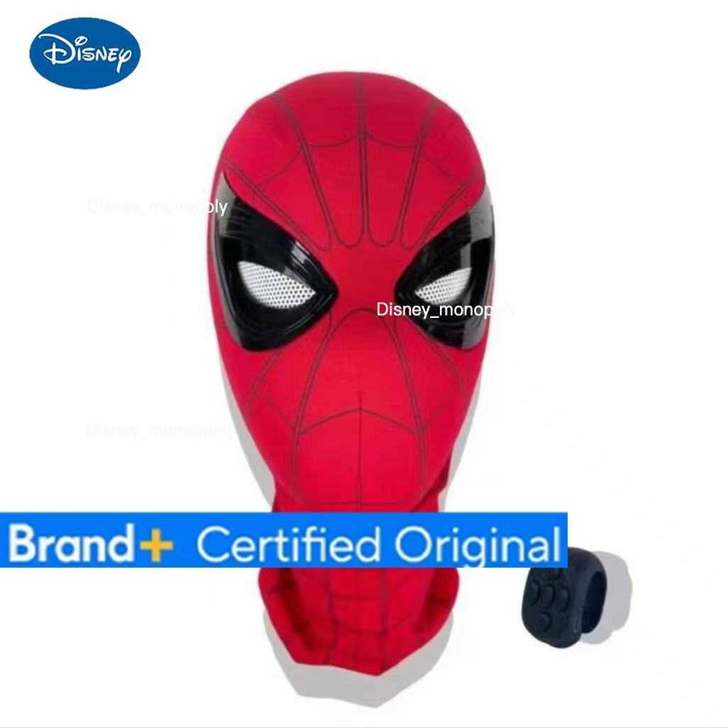 Disney Electric Spider-Man Headgear Ring Remote Control Light Blinking USB Charging Glowing Mask Cosplay Funny Handsome Gift L260803QBWH - view 4