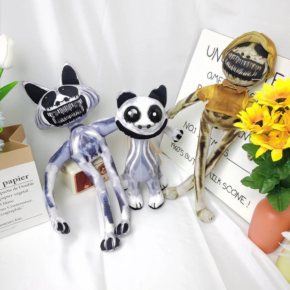 New Zoonomaly Plush Toys Horror Cat Plushies Doll Monster Stuffed Anime Figure Ornaments Toy Panda Pillow Kids Birthday Gift J260804 - view 3