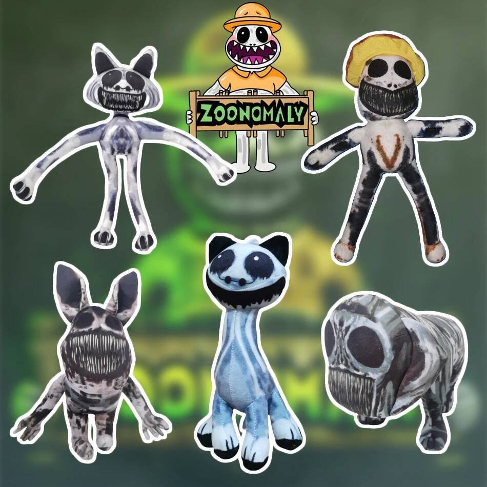 New Zoonomaly Plush Toys Horror Cat Plushies Doll Monster Stuffed Anime Figure Ornaments Toy Panda Pillow Kids Birthday Gift J260804
