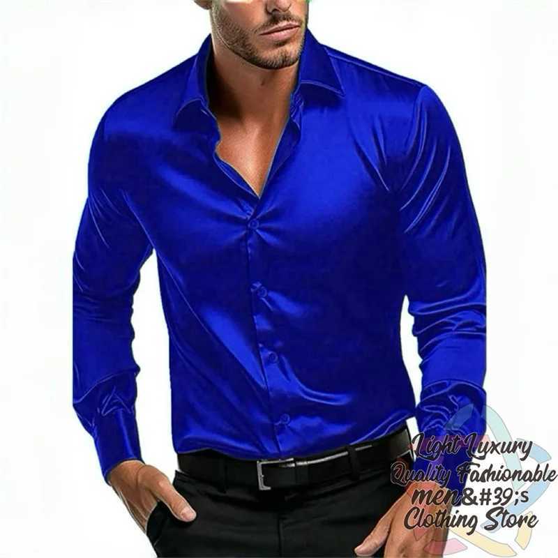 14-Color Men's Shirt Formal Solid Color Wedding Outdoor Fashion Design Business Long-Sleeved Top Clothing XS-6XL Soft Fabric Z260805